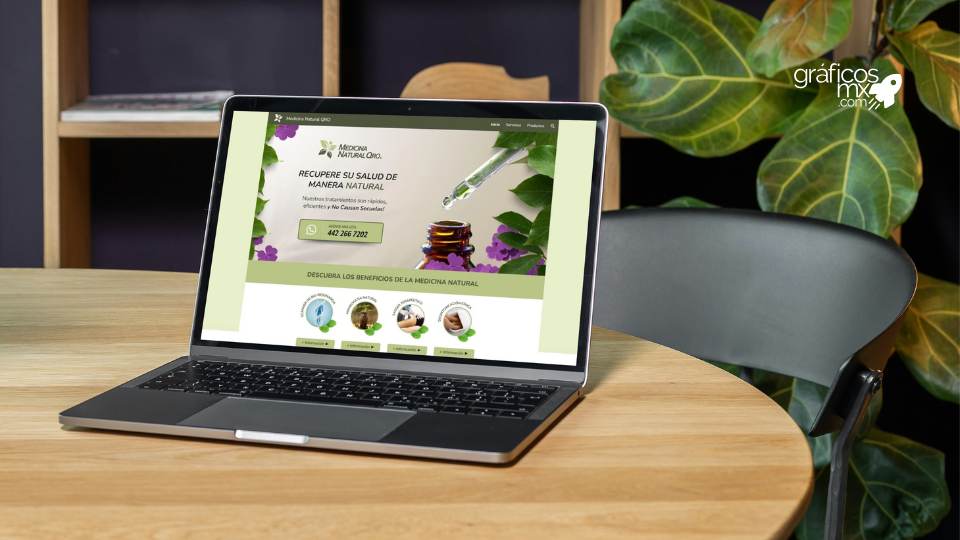 Diseño de Página Web para Medicina Natural Qro un Diseño a Medida